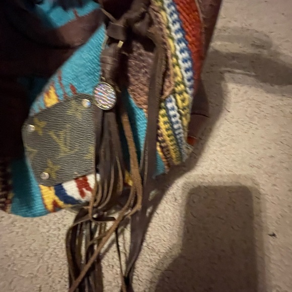 Upcycled American Darling Aztec duffel bag - Picture 10 of 11